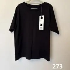 新品未使用　ウタオ黒 半袖シルキータッチTシャツ
