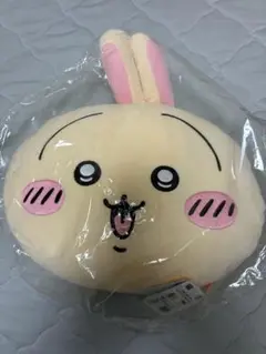ちいかわ一番くじのB賞 フェイスクッション ぬいぐるみ ウラララ