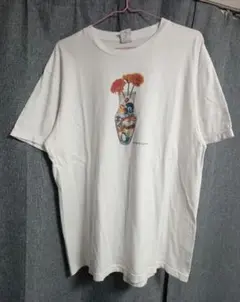オレンジスパイニクラブ　オレスパ　花瓶Tシャツ　Lサイズ