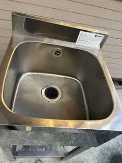 【厨房用品・飲食店】業務用ステンレス1槽シンク流し台(450×450×800)