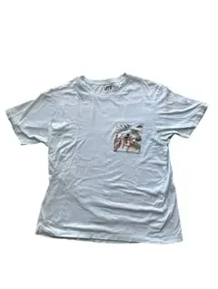 ユニクロ　ディズニー　ミントカラー ポケット付きTシャツ XL