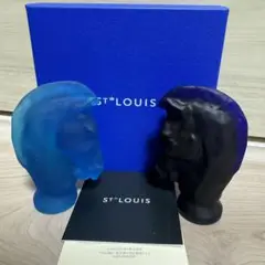 未使用 サンルイ ペーパーウェイト シカ 鹿 ガラス クリア ブルー オブジェ 0265 【中古】 SAINT LOUIS 未使用 サンルイ ペーパーウェイト シカ 鹿 ガラス クリア