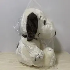 スヌーピー　SNOOPY グランデぬいぐるみ　おすわりブラウンVer
