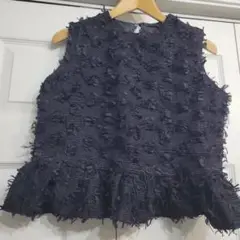 グレイル　ペプラムツイードトップス