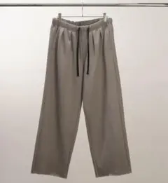 ANCELLMアンセルム25aw TUCK SWEAT PANTS GLAY 2