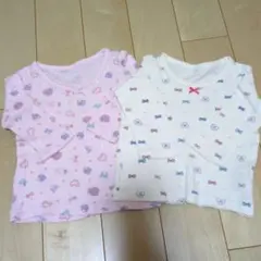 長袖シャツ2枚セット 80cm