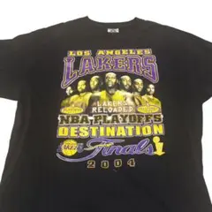 NBA 2004ロサンゼルス・レイカーズ プレーオフ Tシャツ　アメリカ
