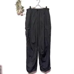 メンズジャージ シャカシャカパンツ ウエストゴム メッシュ スポーツ用 (LL)