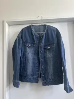 ダークブルー デニムジャケット レディース Lサイズ
