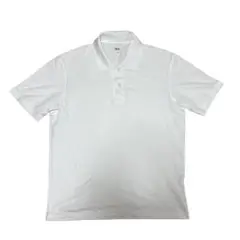 【美品】ユニクロ ドライカノコポロシャツ L ホワイト UNIQLO 白