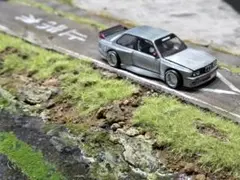 カスタム 現実的の駐車場 ジオラマ 1:64 A4サイズ v2