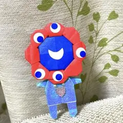 新品　ミャクミャク風　折り紙　キラキラ