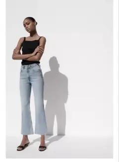zara ハイライズ　デニム　パンツ