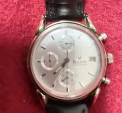 Bulova 腕時計 電池新品交換済み　 レザーベルト新品交換済み