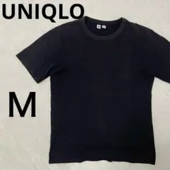 UNIQLO ユニクロ 無地 Tシャツ M 半袖 メンズ ブラック 黒