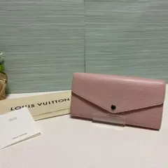 LOUIS VUITTON 未使用近 エピ ローズバレリーヌ ジッピーウォレット