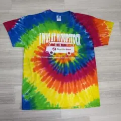 colortone タイダイ L プリントtシャツ