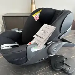 美品 Cybex Cloud T i-Size ブラック トラベルアダプター付き