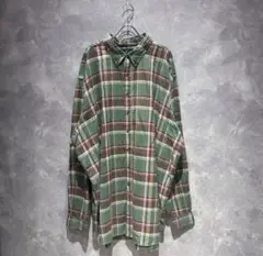 【送料無料】USA古着 Ralph Lauren 長袖チェックシャツ 4XL