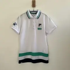 FILA GOLF 1911 ポロシャツ Mサイズ ホワイト