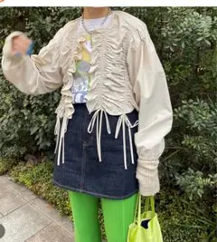 waksnap フロントドロストブルゾン　沼ブルゾン