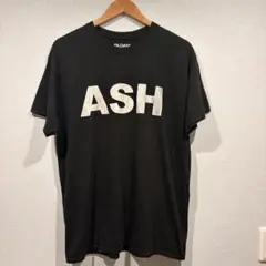 古着　ヴィンテージ　90's アート tee 黒　ギルダン　L フェード