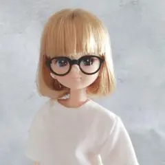 リカちゃん　バービーなど　ドール共通サイズ　メガネフレーム　（単品販売）