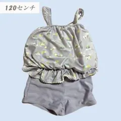 ユニコーン柄フリル水着 120センチ