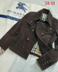 バーバリーブルーレーベル ジャケットコート BURBERRY 38M❤値下げ‼️