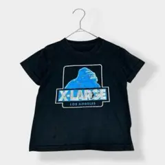 エクストララージ クルーネック ロゴ プリント 半袖 Tシャツ M 110