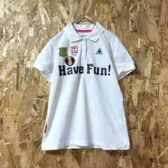 【le coq sportif/ルコックスポルティフ】ポロシャツMゴルフホワイト