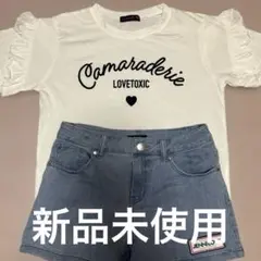 【新品未使用】LOVE TOXICシャツjenni loveデニムショートパンツ