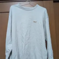 PENNEYS ロゴワンポイントワッペン刺繍オーバーサイズTシャツ　ライトグレー