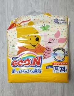 大王製紙 グーン パンツ まっさらさら通気 M サイズ 74枚 おむつ オムツ