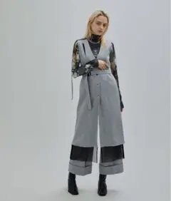 UNITEDTOKYO カッティングメッシュベスト グレー