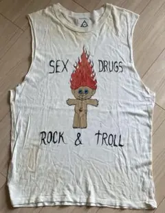 UNIF ユニフ TROLL ダメージ加工 タンクトップ