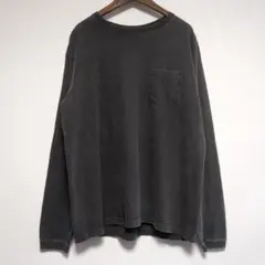 グッドオンGood On ブラック系 長袖カットソー ポケット付き　Lサイズ