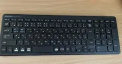 エレコム ワイヤレスキーボード テンキー付 パンタグラフ式 ブラック