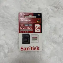 SanDisk Extreme microSDXC UHS-Iカード 64GB