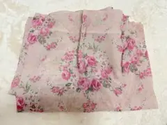 花柄 カーテン 2枚組 薄手布地 幅100cm 高さ140cm