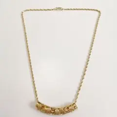 新品!ゴールド ネックレス レディース ヴィンテージ 18K GP チェーン
