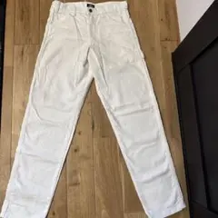 Dickies ホワイト ワークパンツ W28