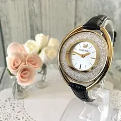 【動作OK】Swarovski スワロフスキー 腕時計 ゴールド