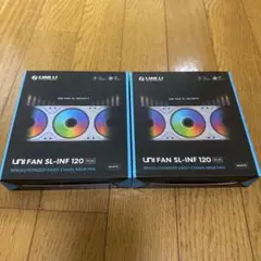 Lian Li UNI FAN SL-INFINITY 120 WT 2個セット