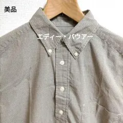 【美品】エディー・バウアー 半袖チェックシャツ 半袖