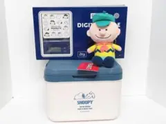 スヌーピー　クーラーボックス　デジタルスケール　おまけ付き(ぬいぐるみ)