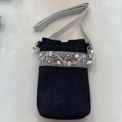 【新品】花柄刺繍サコッシュ