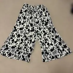 グローバルワーク　GLOBAL WORK 花柄ワイドパンツ Lサイズ