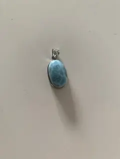ラリマー オーバル型 ペンダントトップ