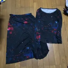 ヨウジヤマモト youjiyamamoto セットアップ ワンピース コスモ ★